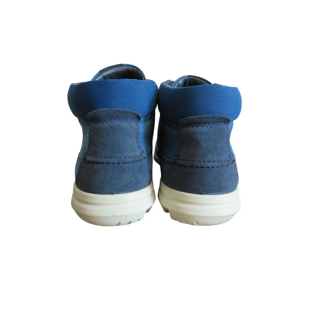 ECCO Calgary Mens Blue Nubuck Leather Chukka Boots Size 42 US 8.5-9